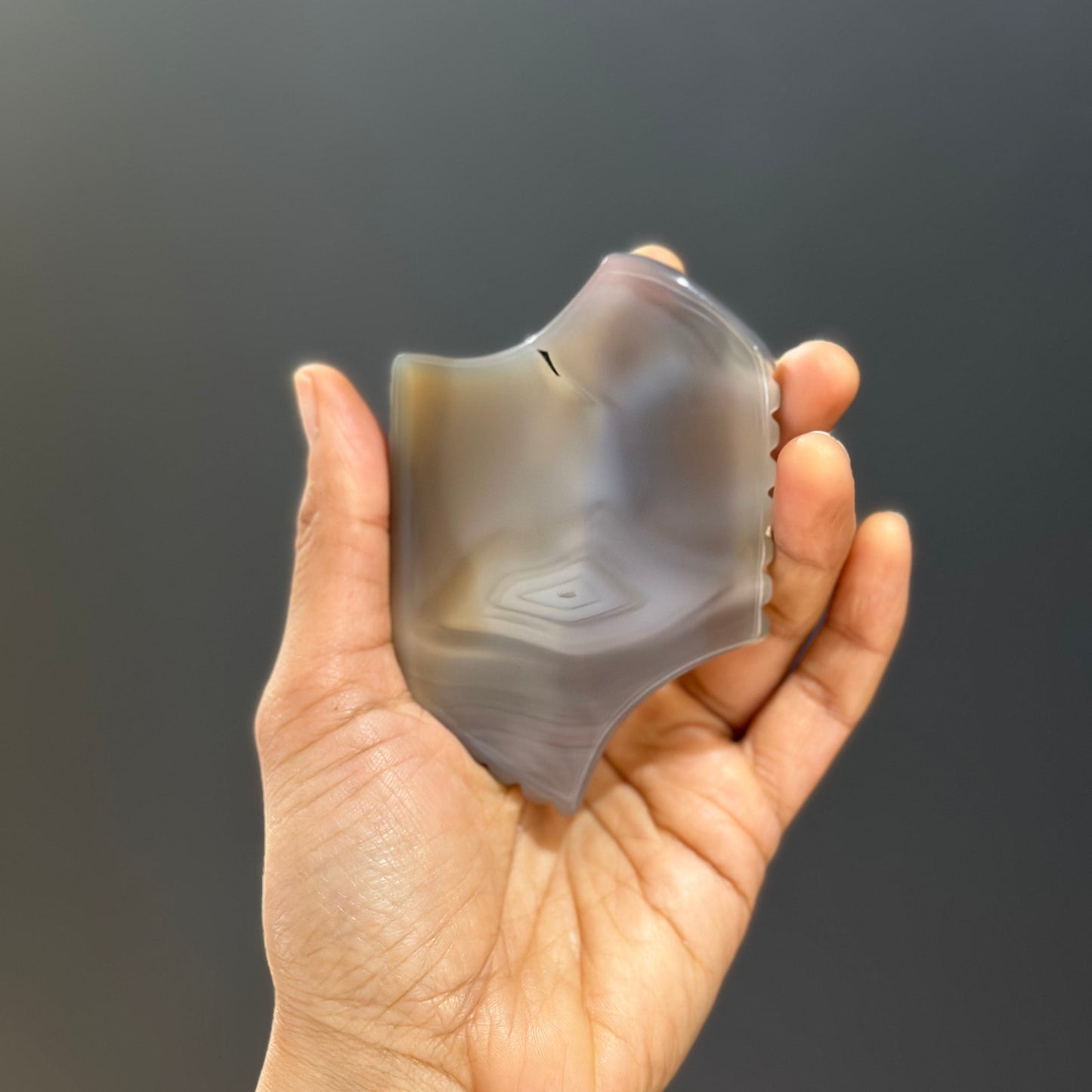 Gray Agate Gua Sha