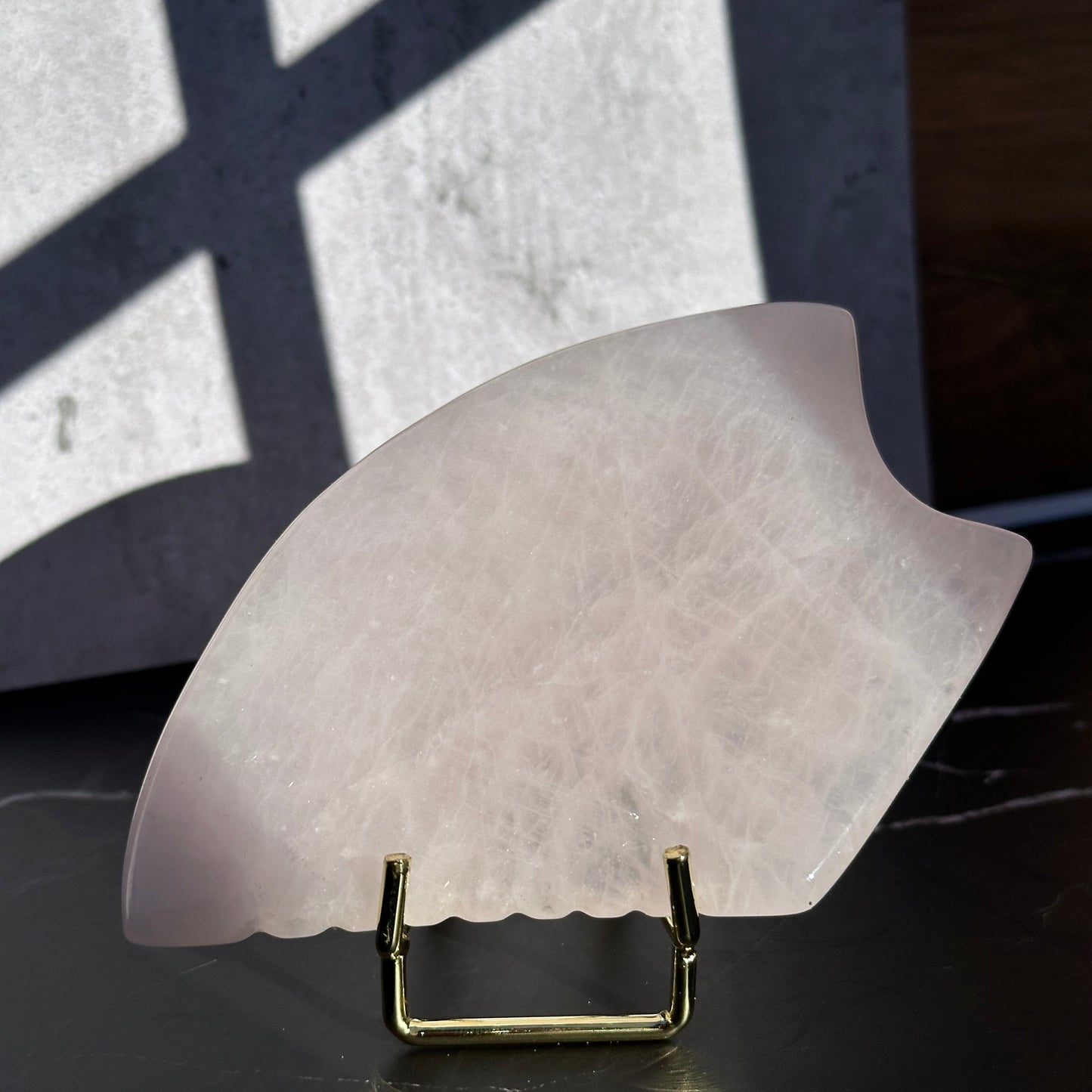 Rose Quartz Gua Sha Stone
