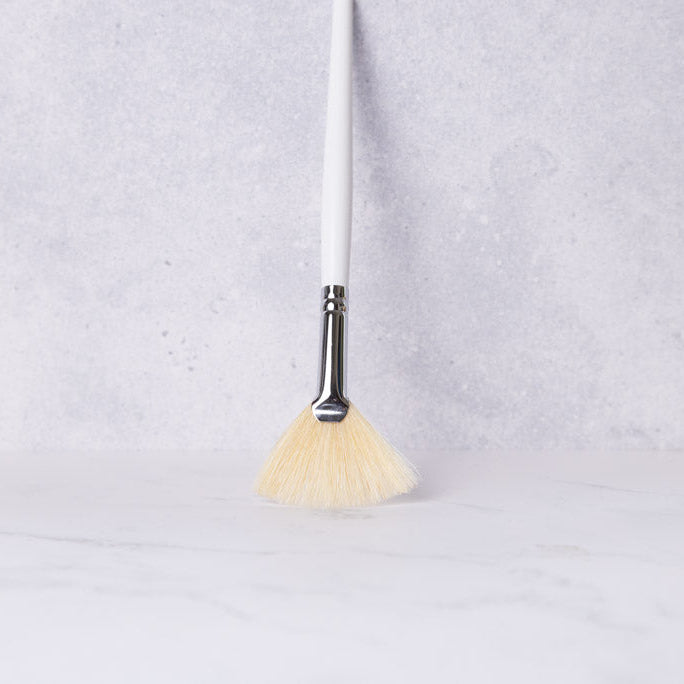 Facial Cosmetic Fan Brush